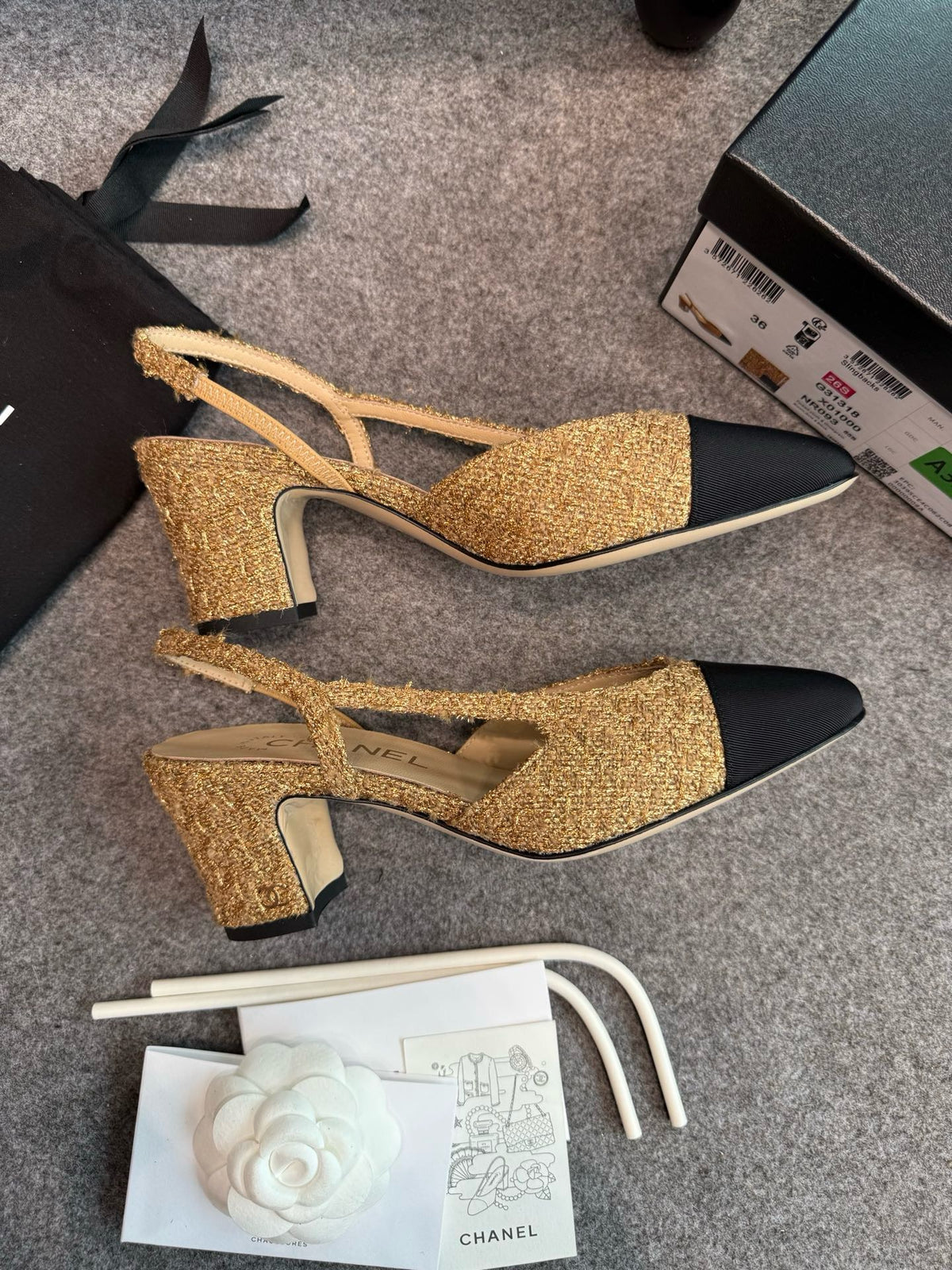 Chanel Slingback Heels