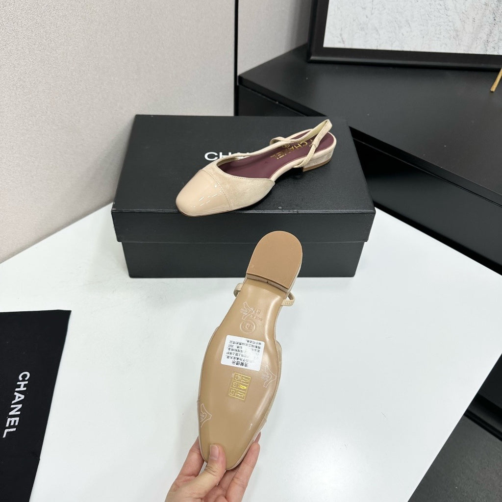 Chanel Slingback Flats