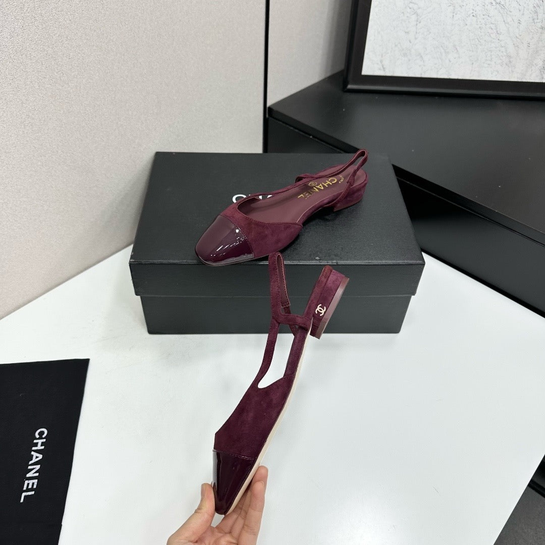Chanel Slingback Flats