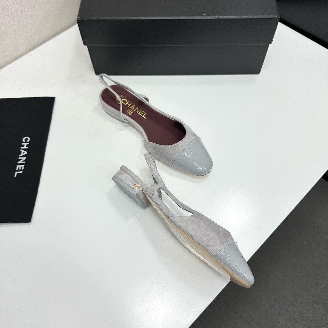 Chanel Slingback Flats