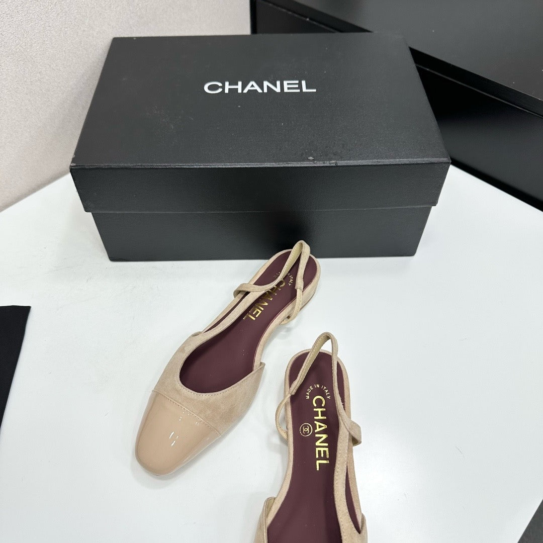 Chanel Slingback Flats