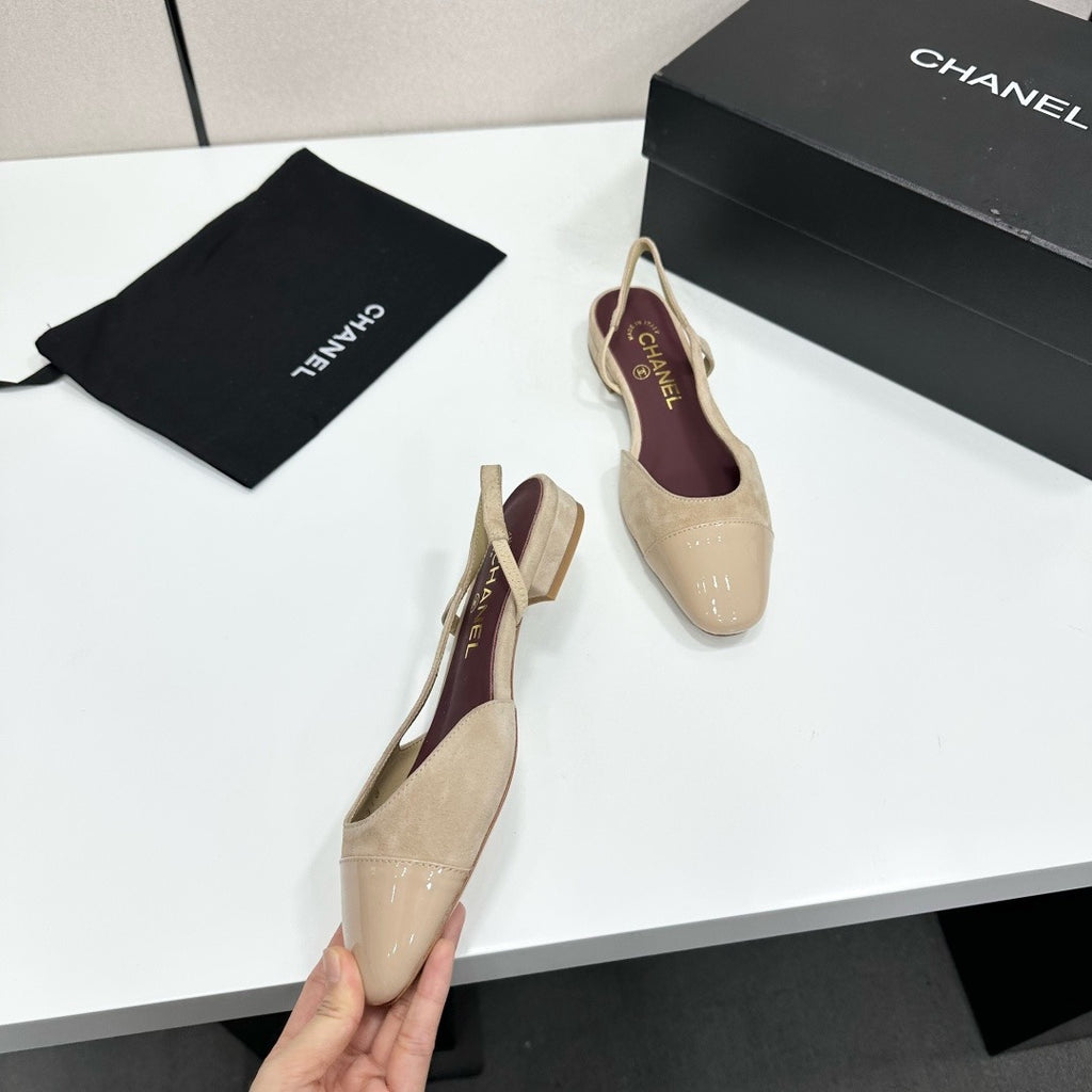 Chanel Slingback Flats