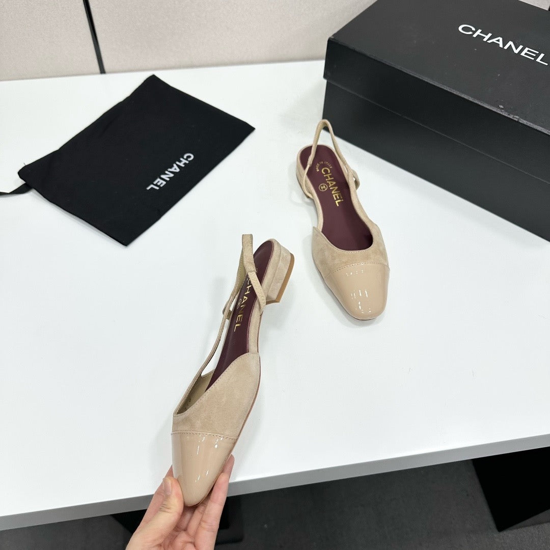 Chanel Slingback Flats
