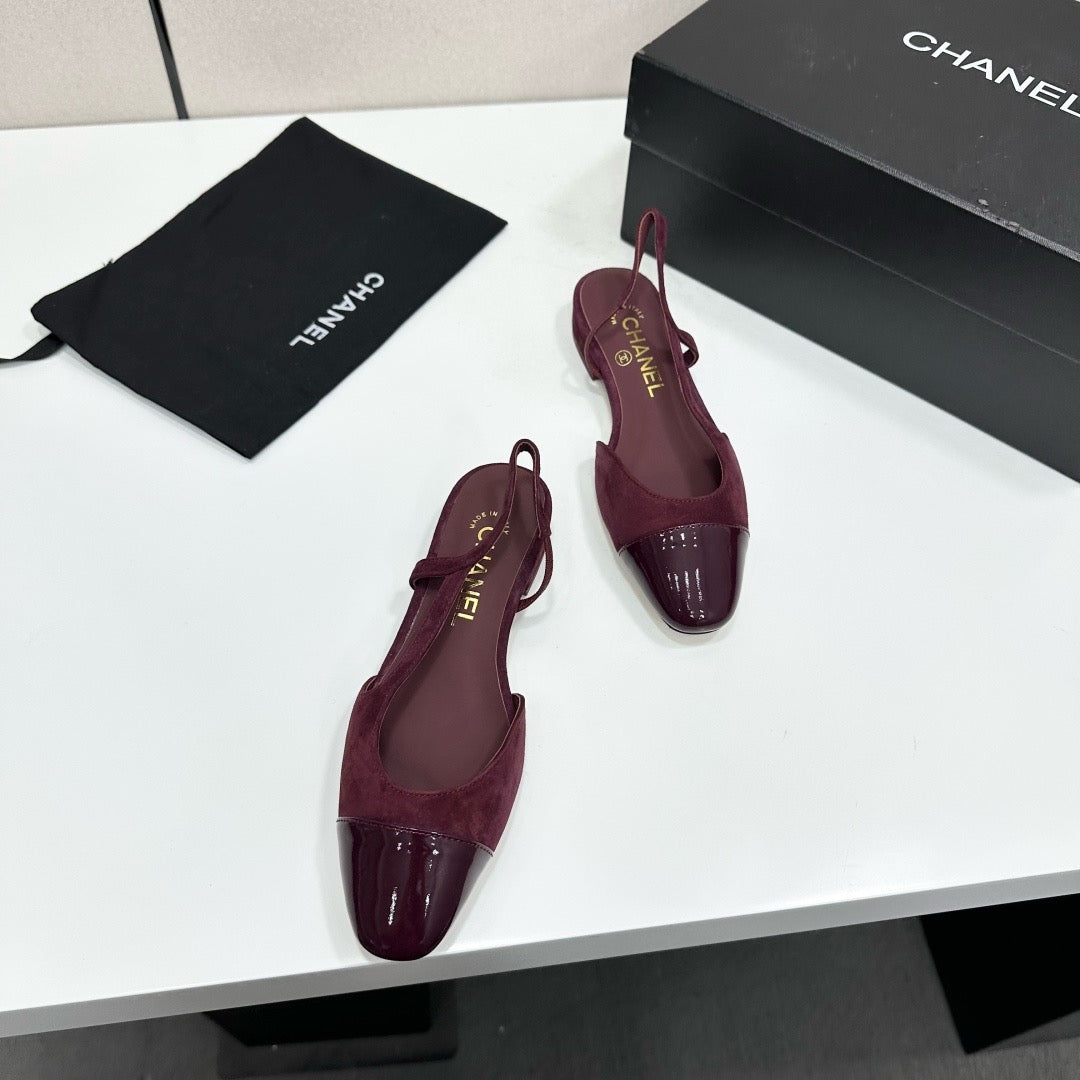 Chanel Slingback Flats