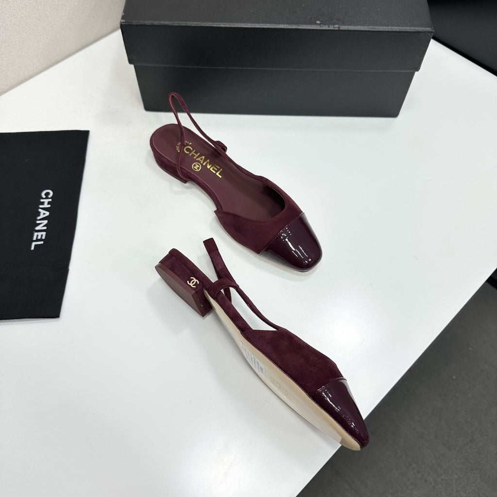Chanel Slingback Flats