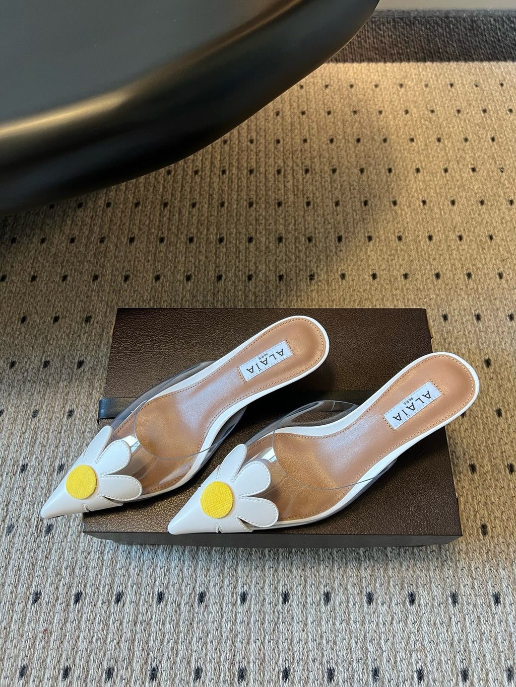 Alaïa Bloom Mules