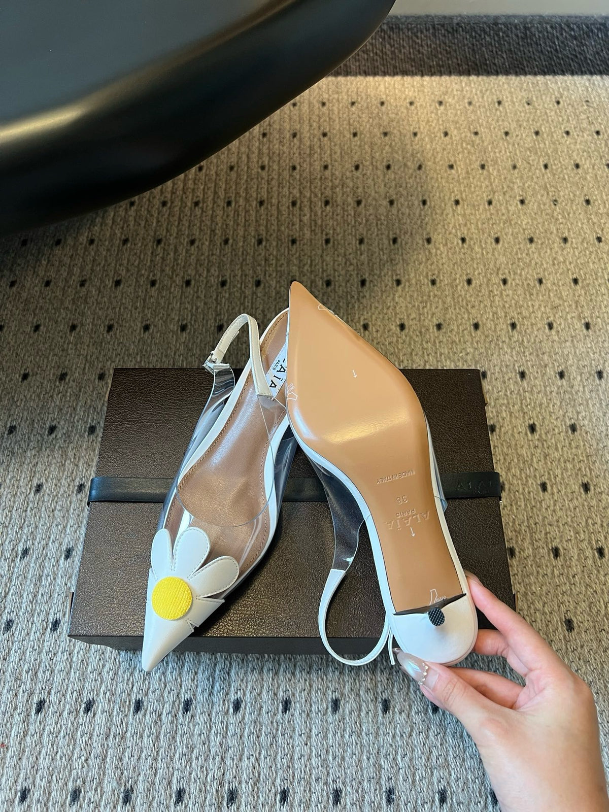 Alaïa Bloom Slingback Heels