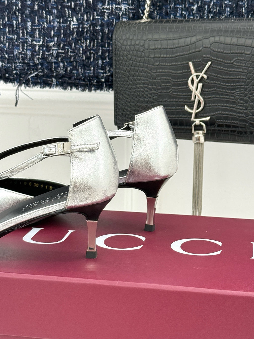 Gucci Slingback Kitten Heels