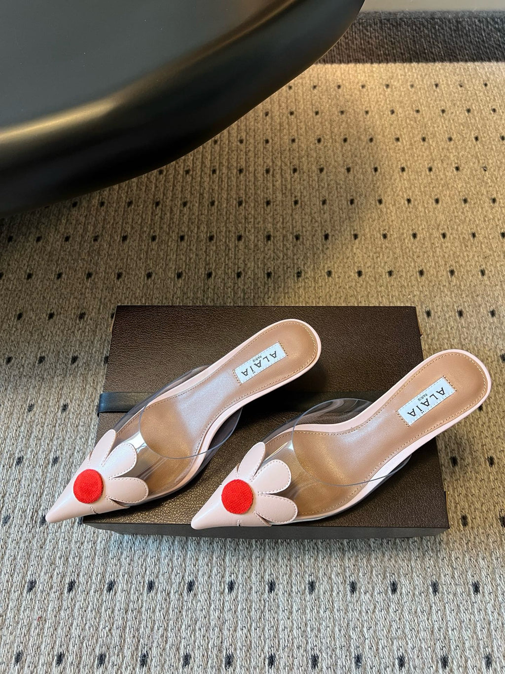 Alaïa Bloom Mules