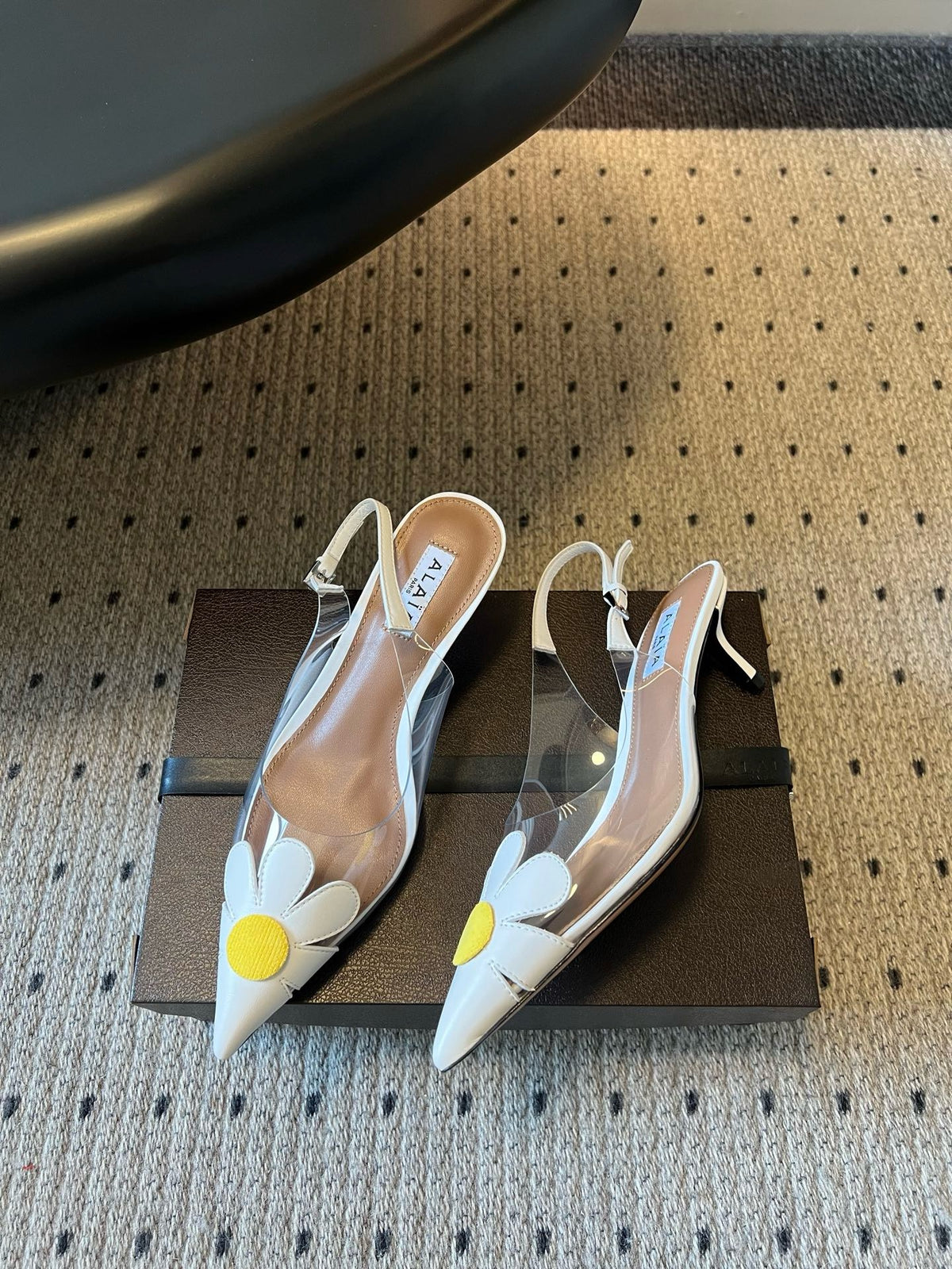 Alaïa Bloom Slingback Heels
