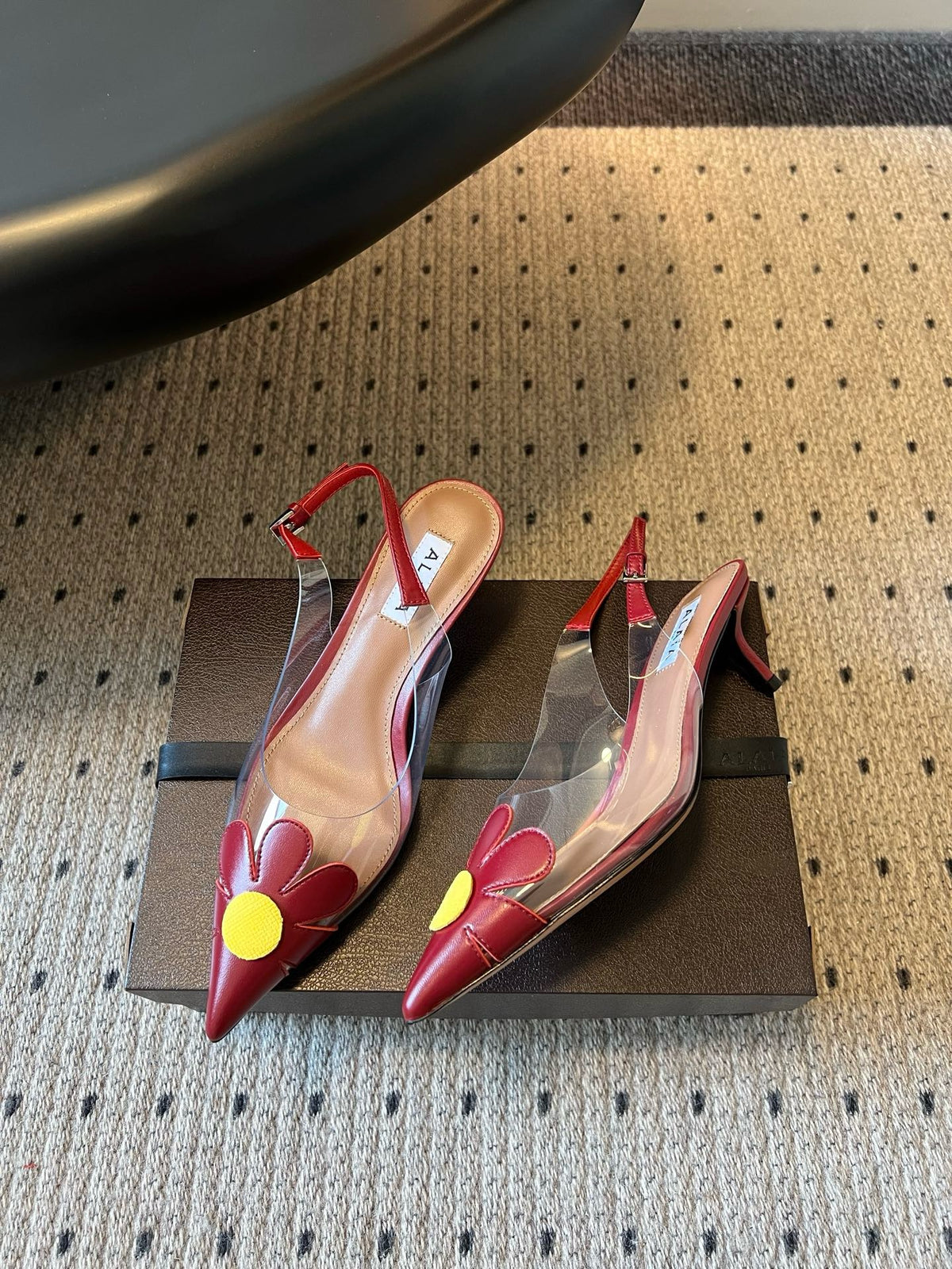 Alaïa Bloom Slingbacks