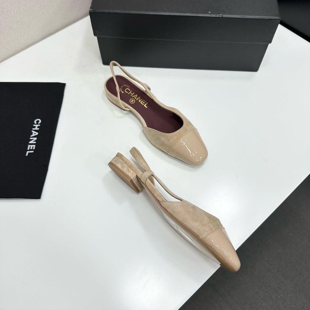 Chanel Slingback Flats