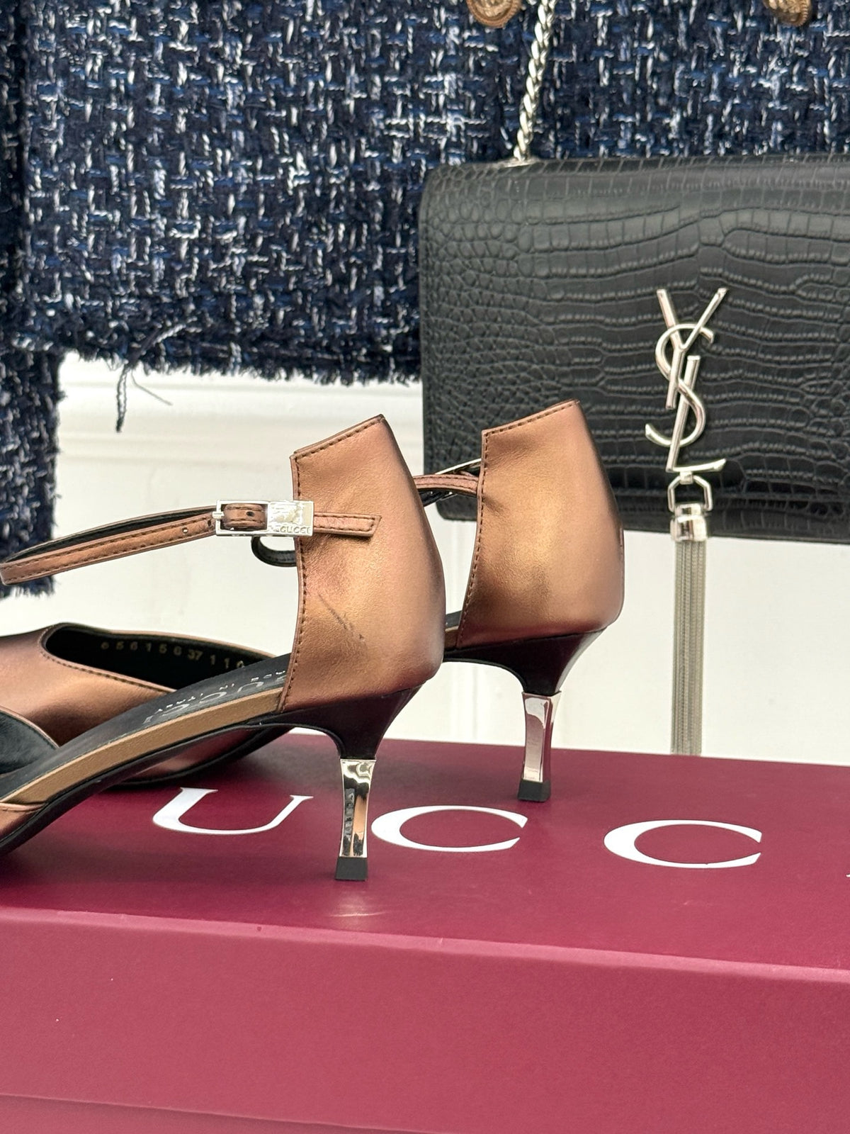 Gucci Slingback Kitten Heels