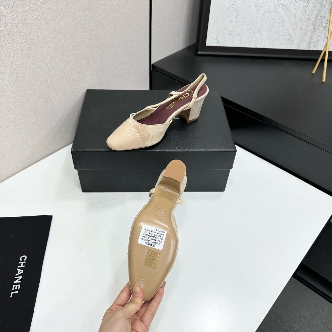 Chanel Slingback Heels