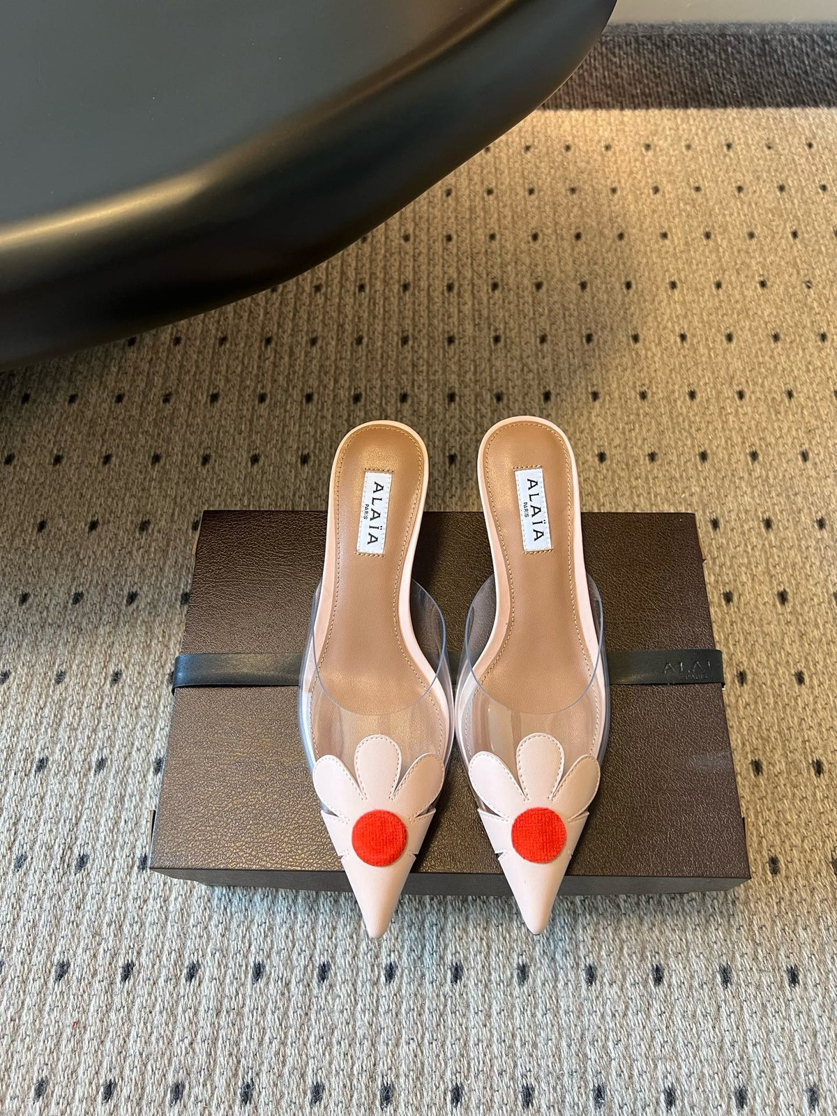 Alaïa Bloom Mules