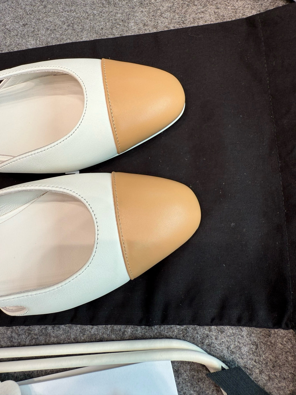 Chanel Slingback Flats Sandals