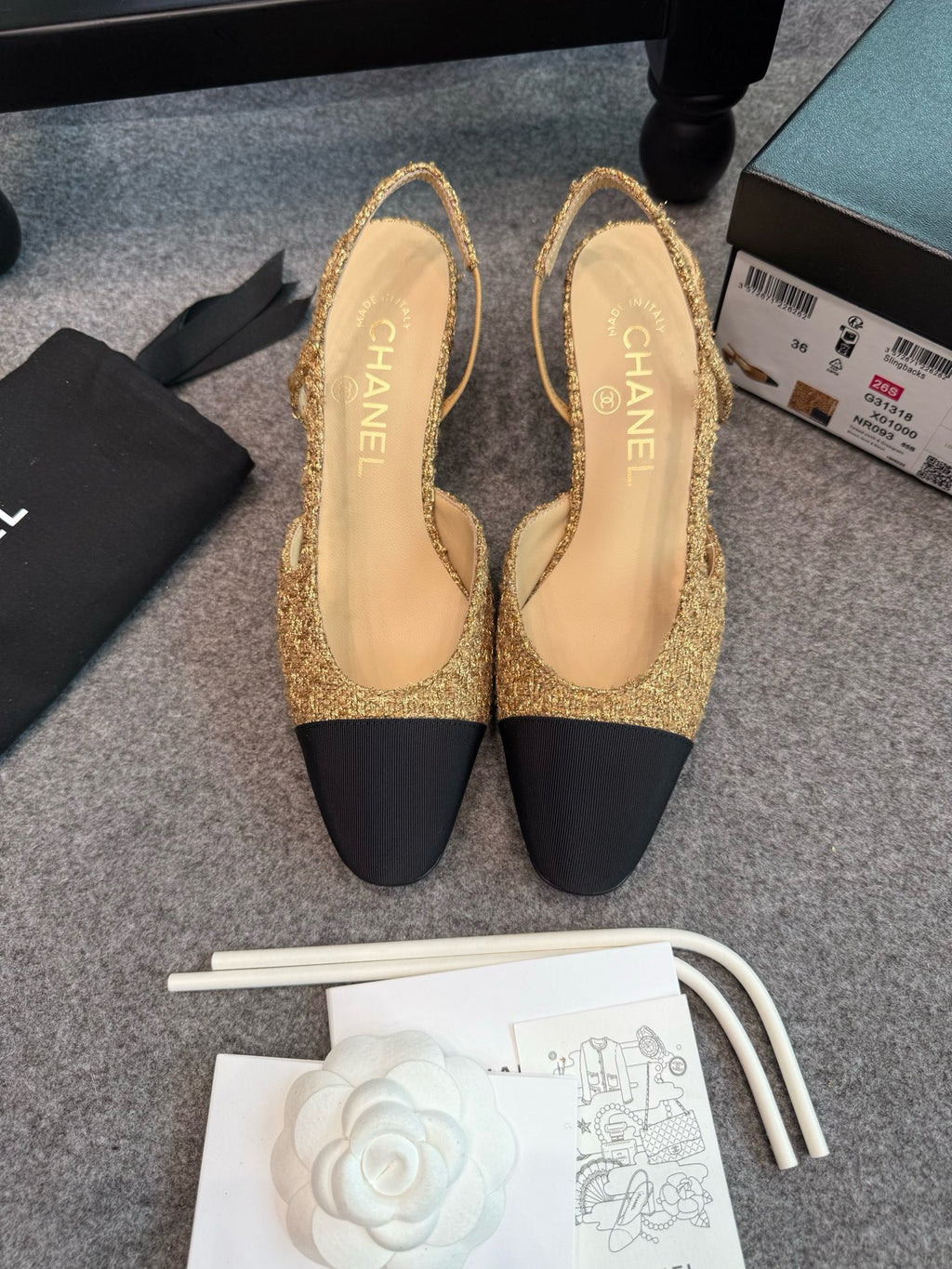 Chanel Slingback Heels