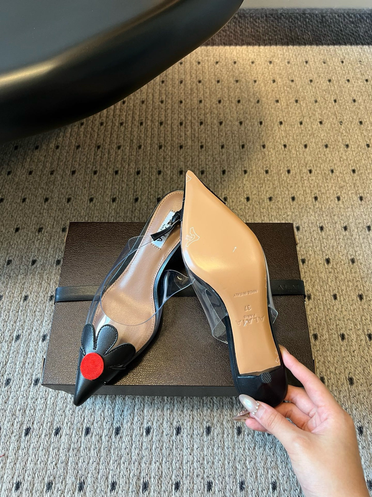 Alaïa Bloom Slingbacks