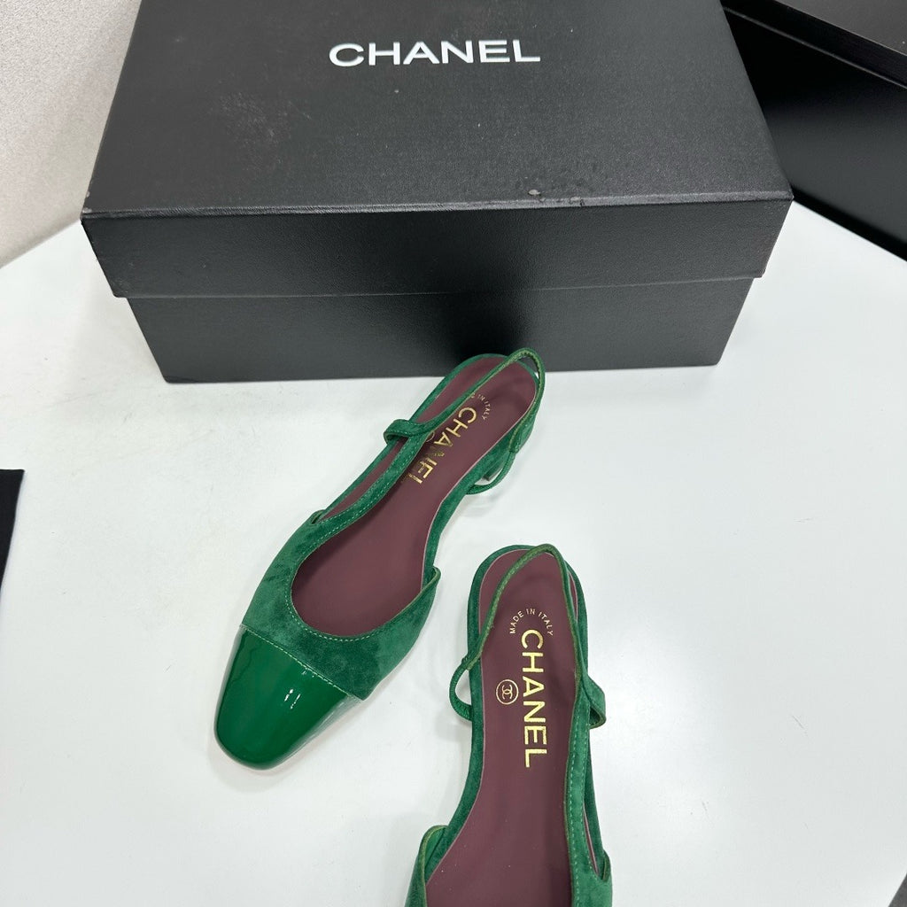 Chanel Slingback Flats
