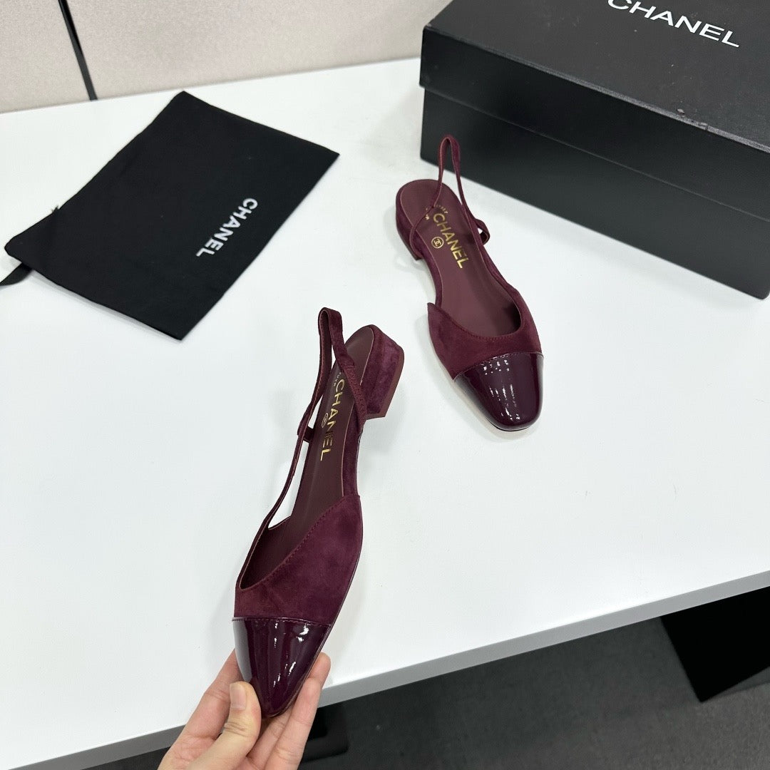 Chanel Slingback Flats