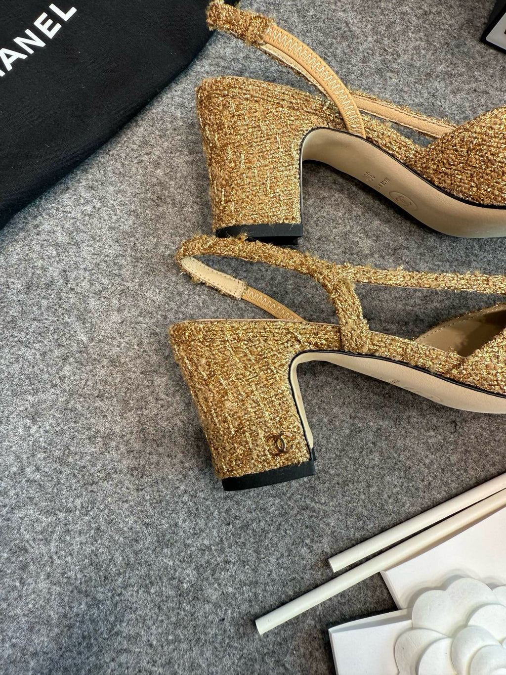 Chanel Slingback Heels