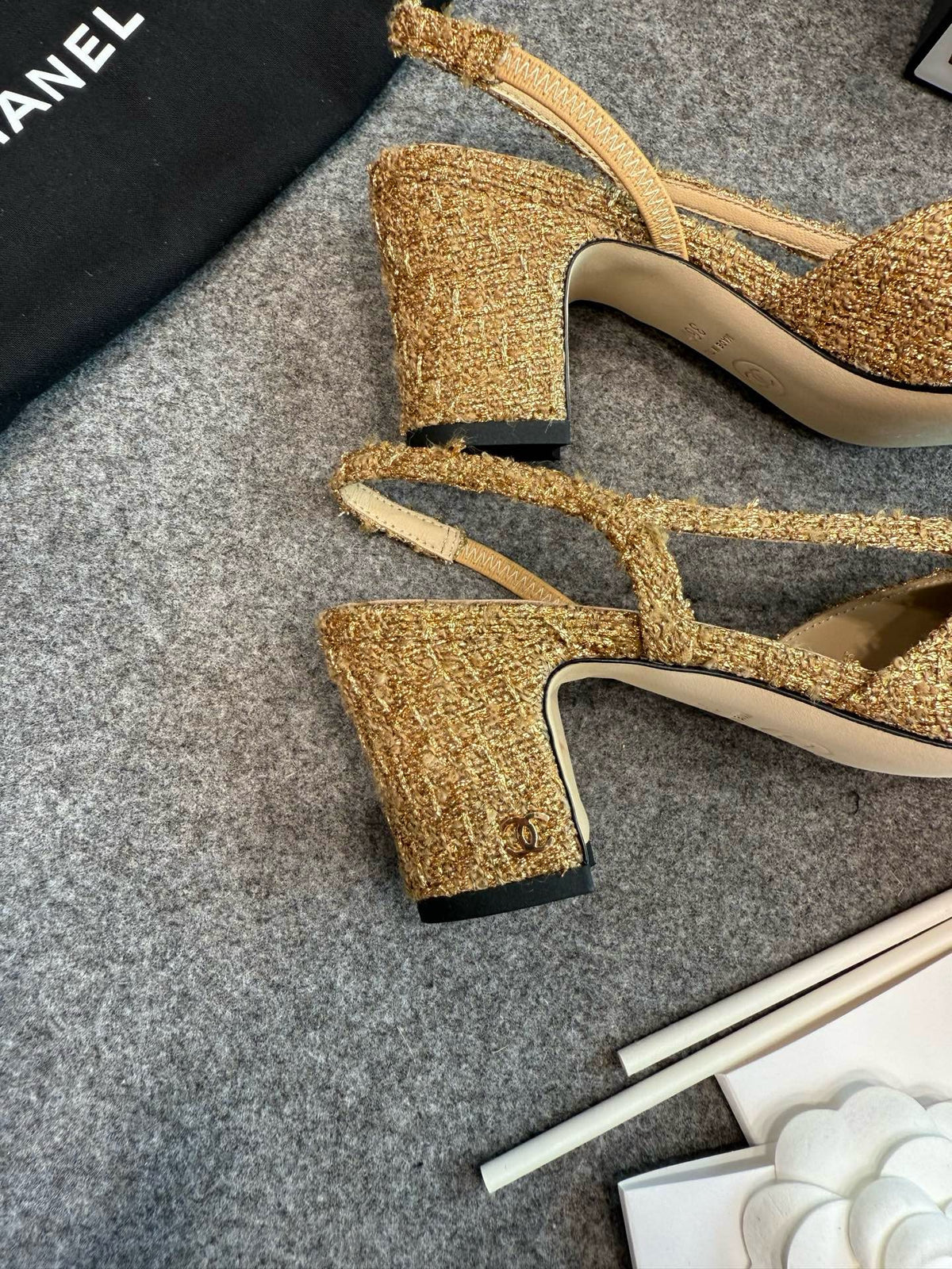 Chanel Slingback Heels