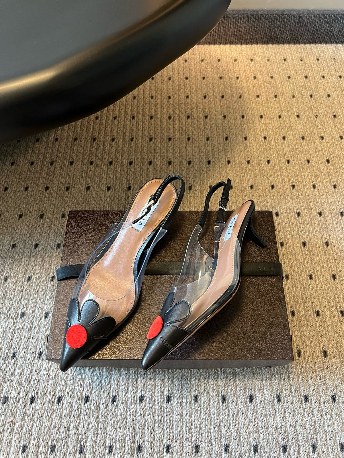 Alaïa Bloom Slingbacks