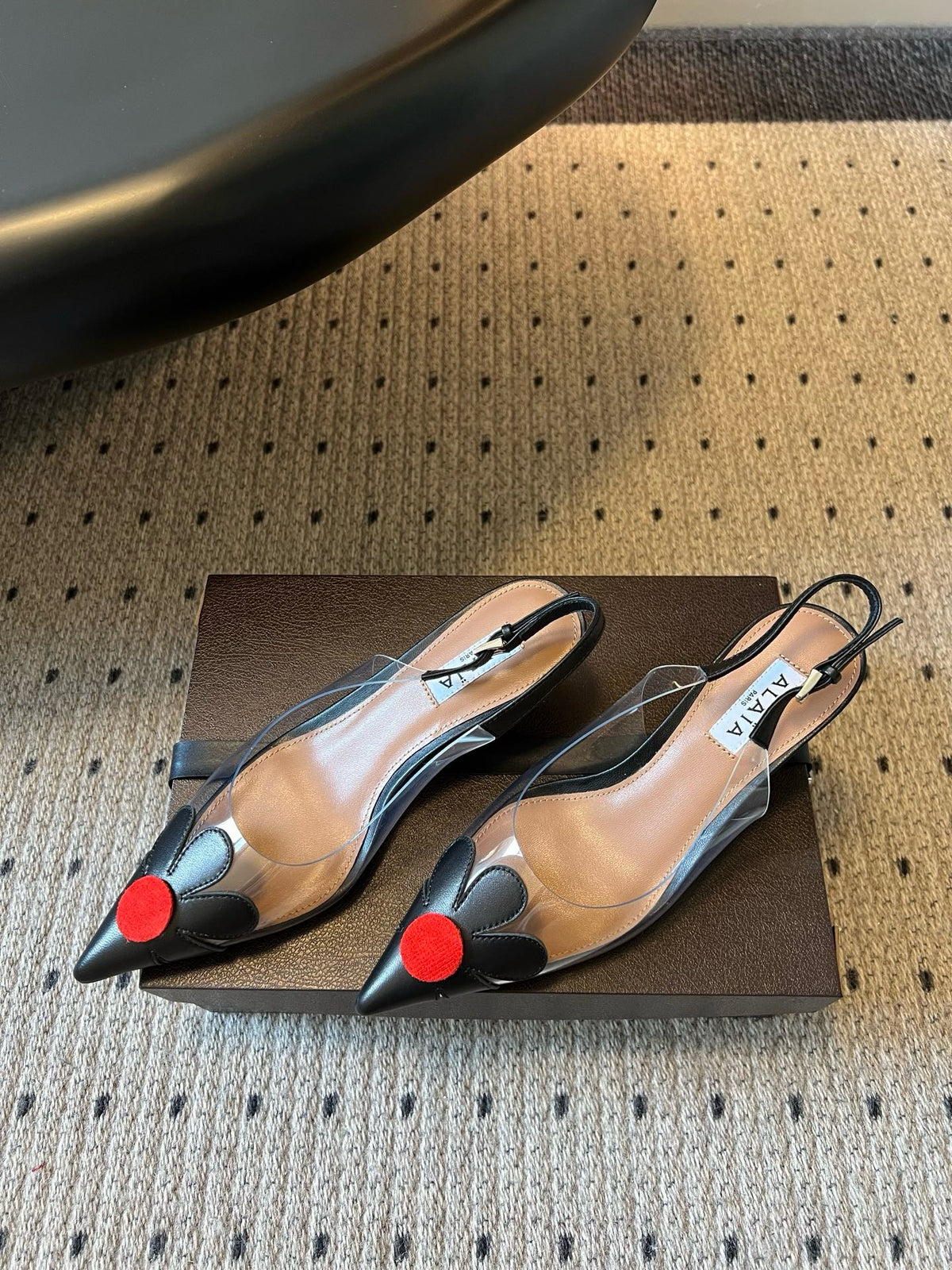 Alaïa Bloom Slingbacks