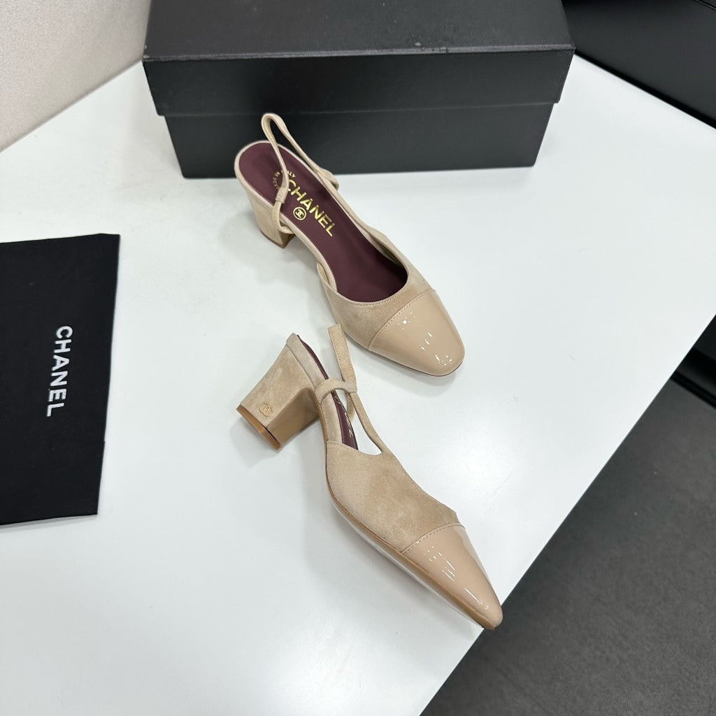 Chanel Slingback Heels