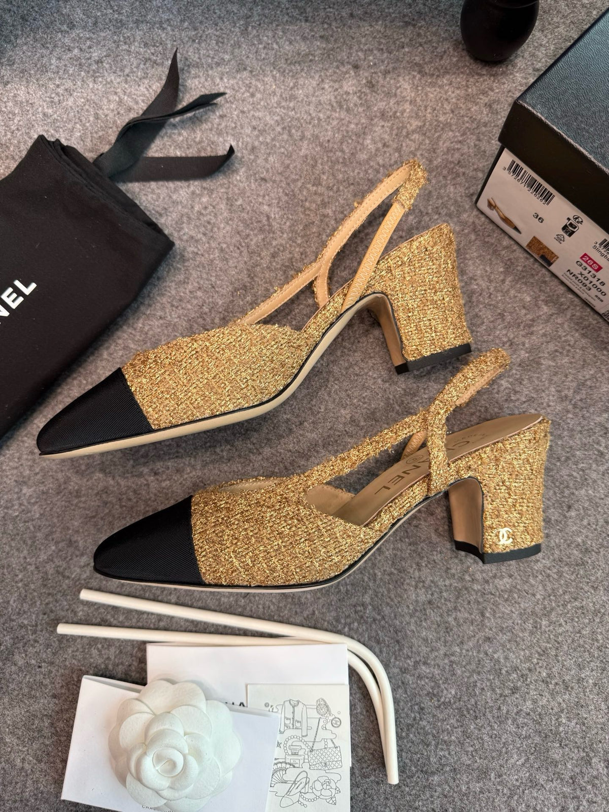 Chanel Slingback Heels