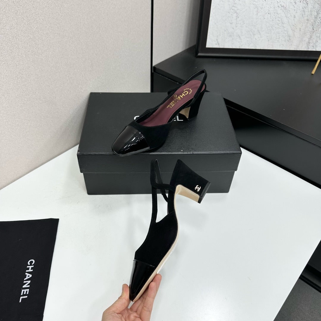 Chanel Slingback Heels