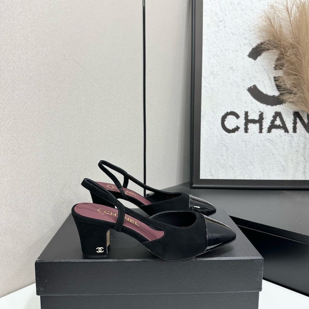 Chanel Slingback Heels