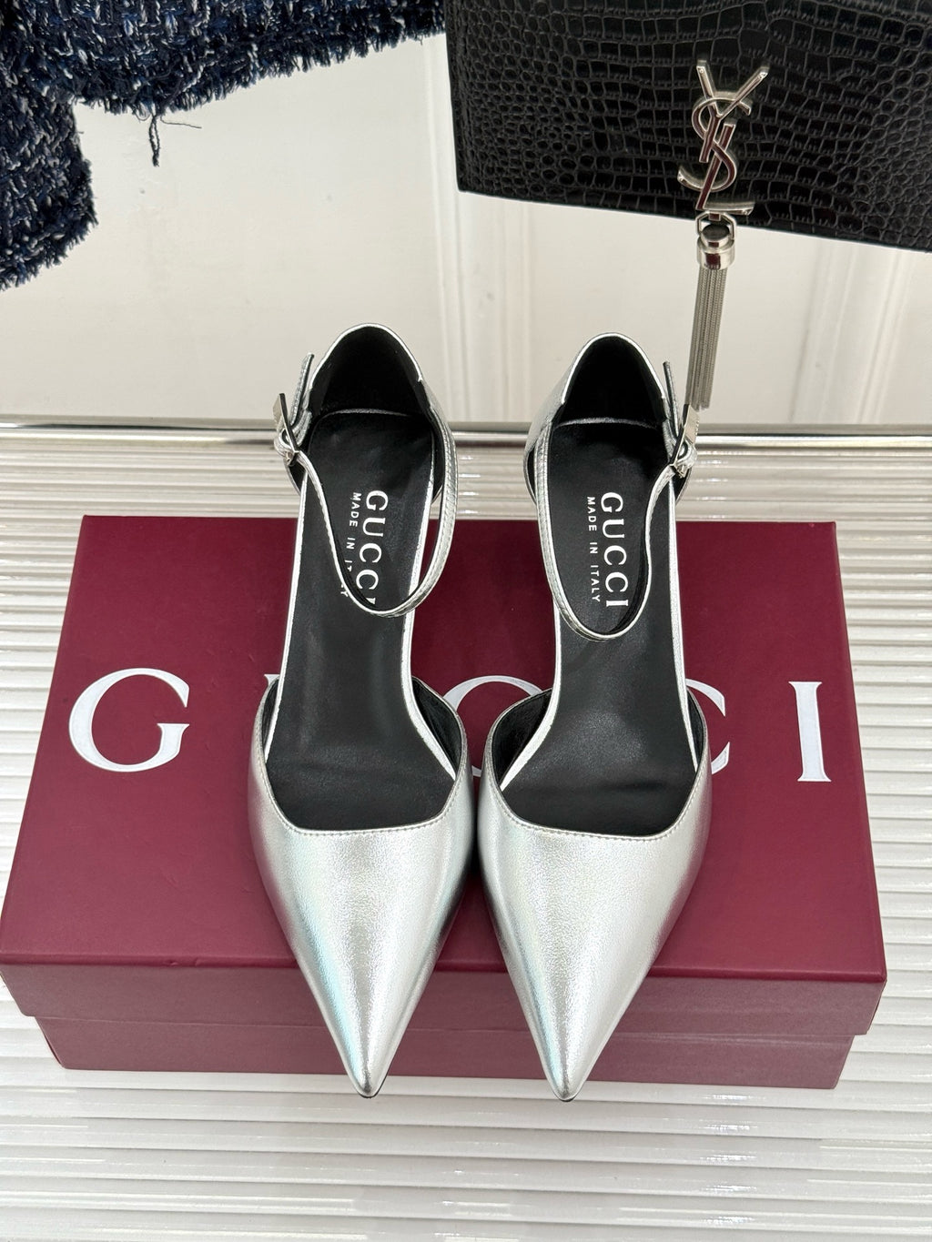 Gucci Slingback Kitten Heels