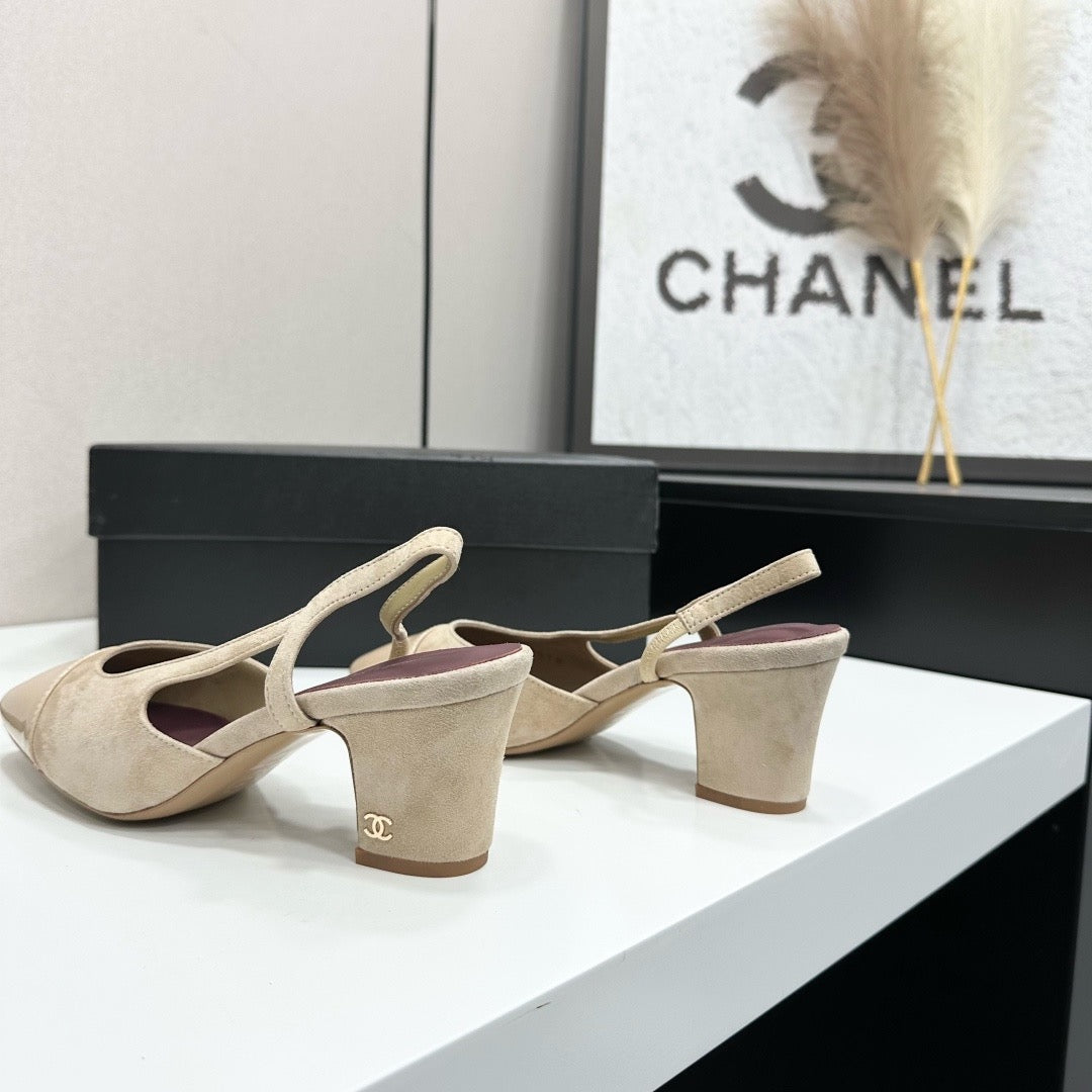 Chanel Slingback Heels