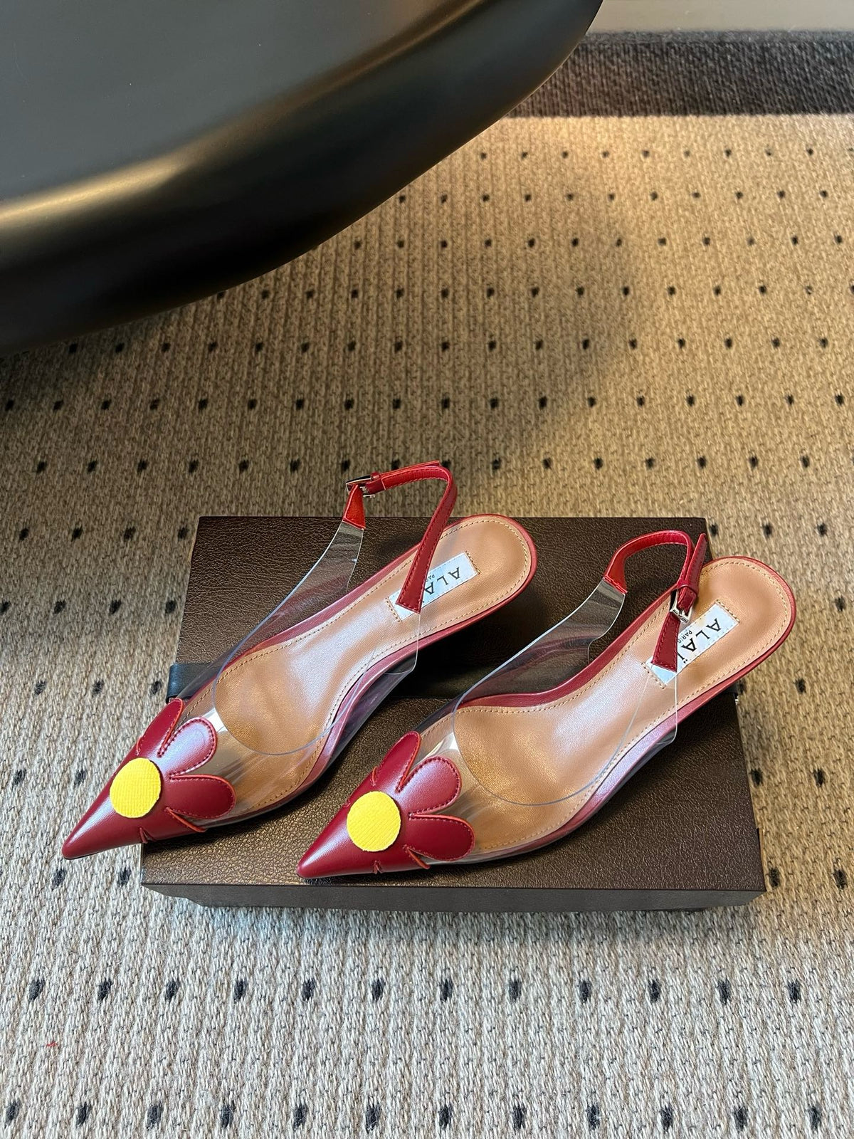 Alaïa Bloom Slingbacks