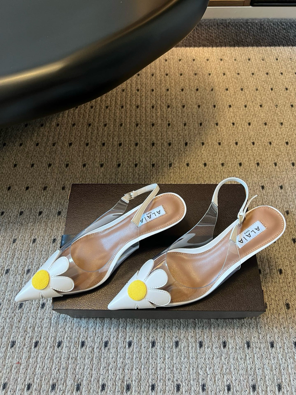 Alaïa Bloom Slingback Heels