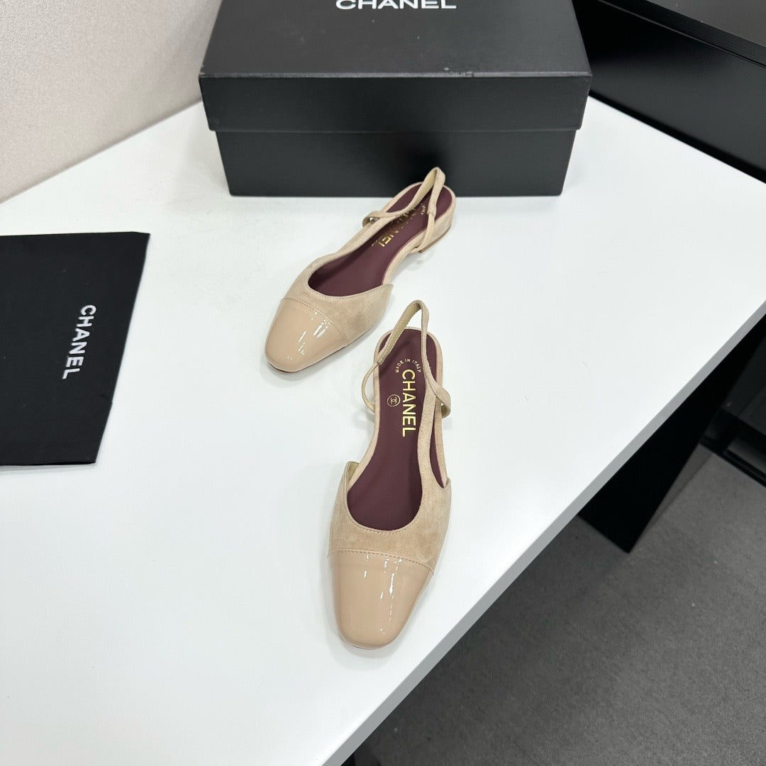 Chanel Slingback Flats
