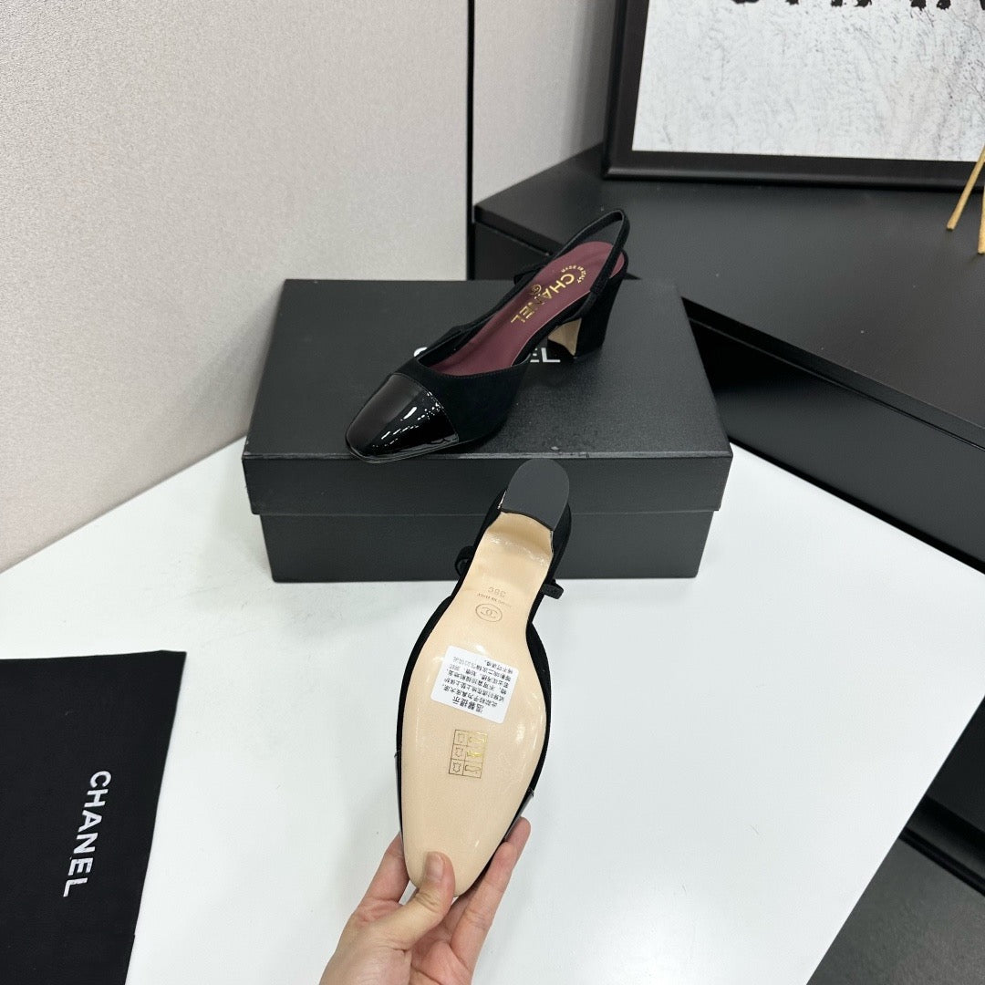 Chanel Slingback Heels
