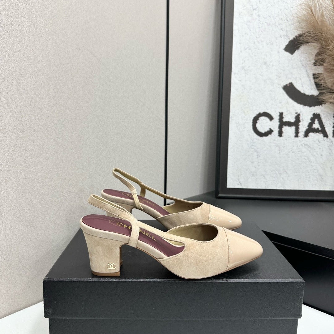 Chanel Slingback Heels