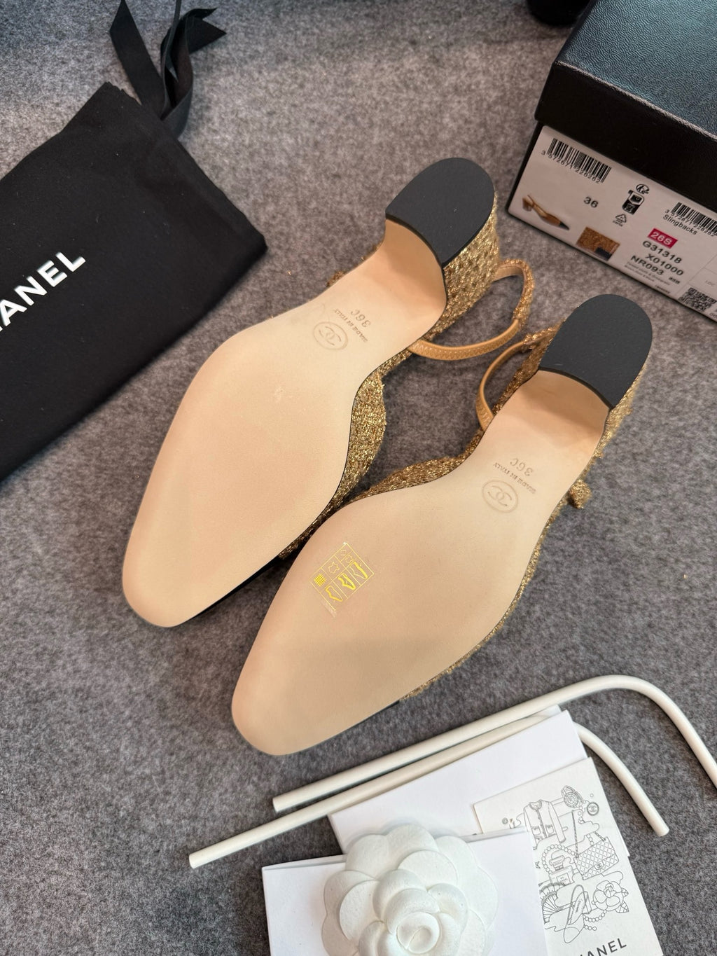 Chanel Slingback Heels