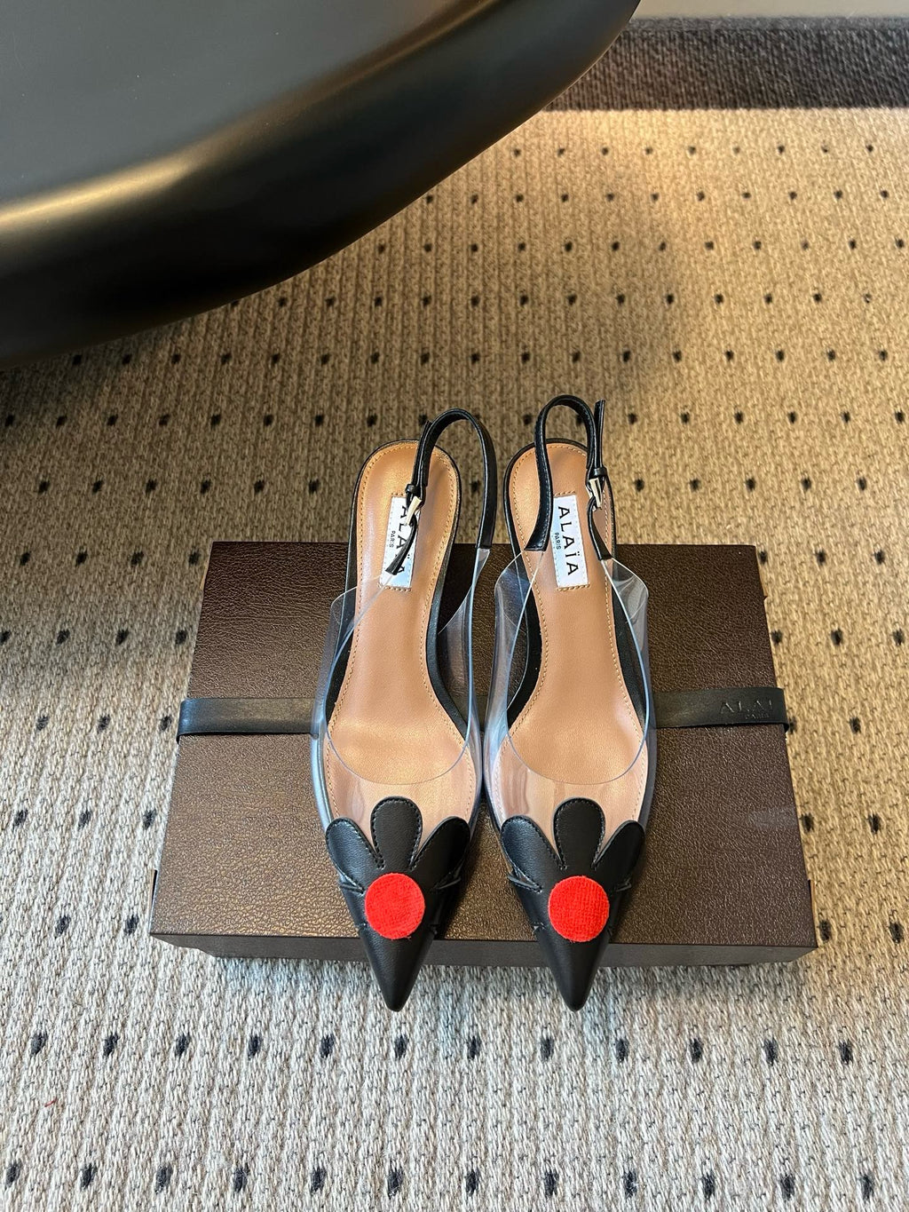 Alaïa Bloom Slingbacks