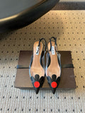Alaïa Bloom Slingbacks