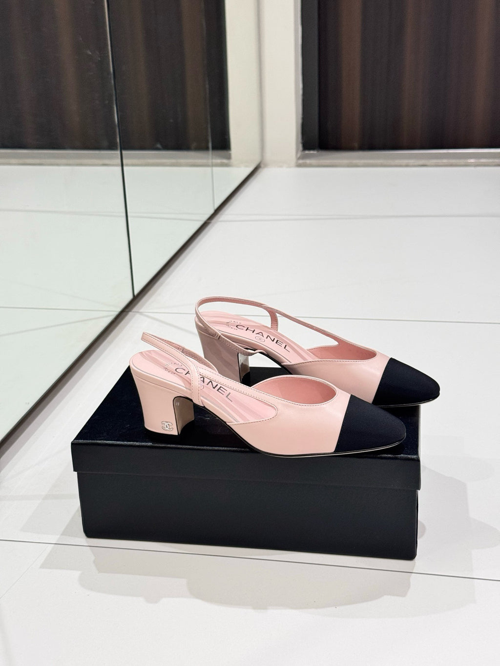 Chanel Slingback Heels