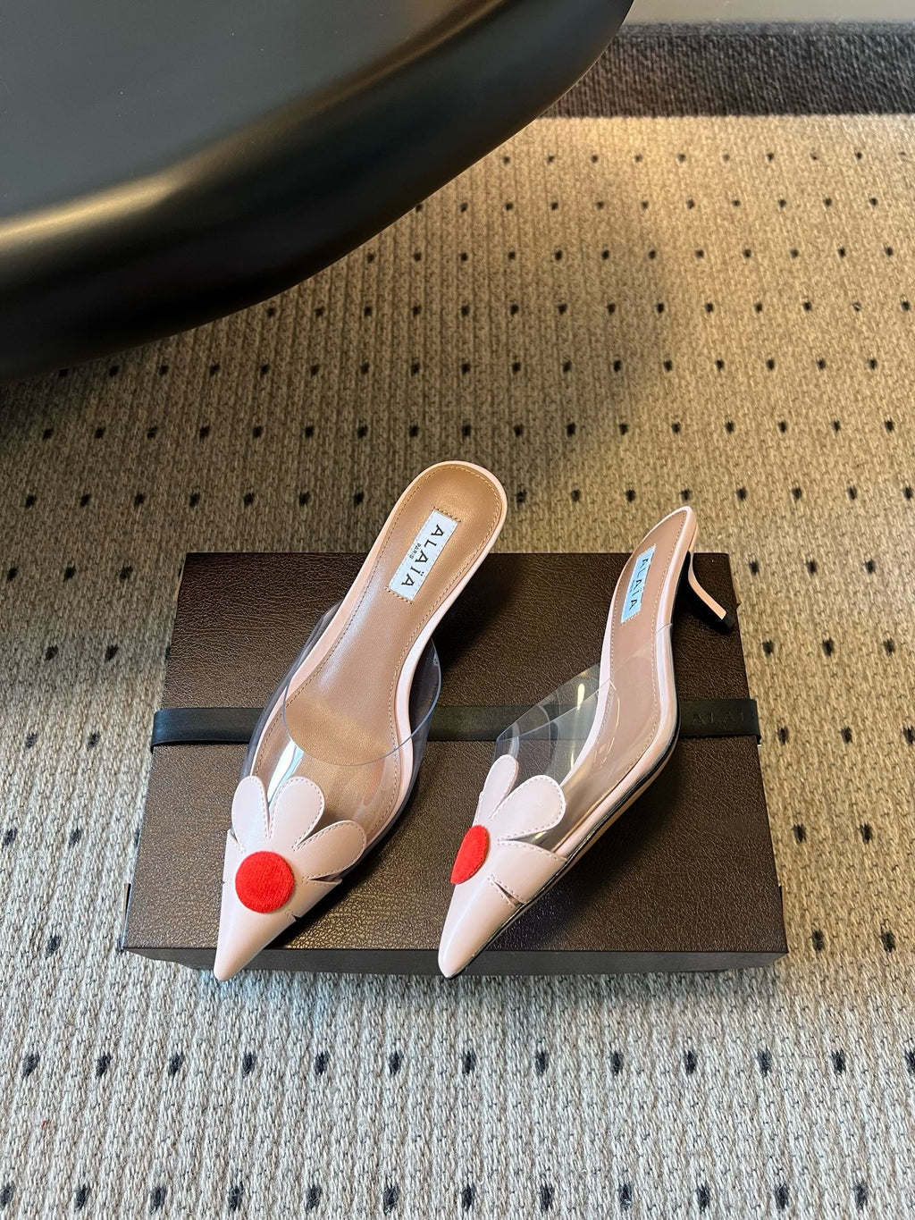 Alaïa Bloom Mules