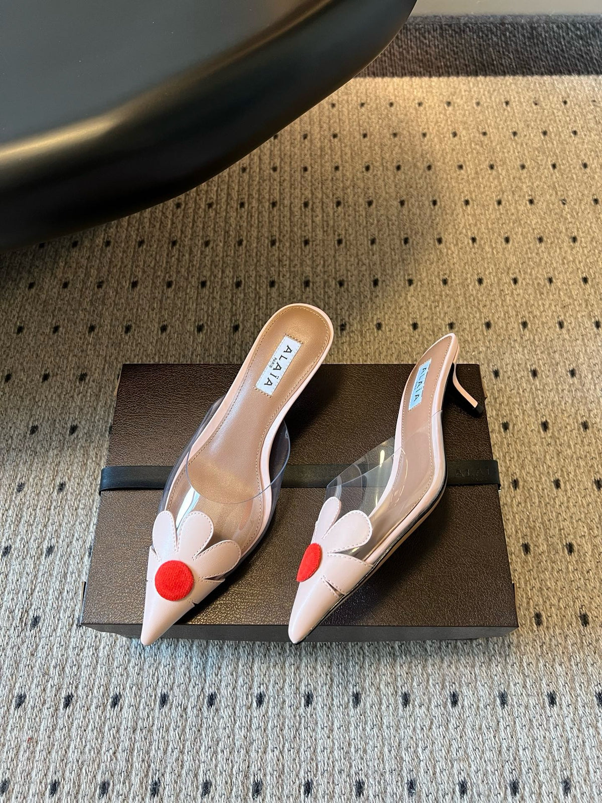Alaïa Bloom Mules