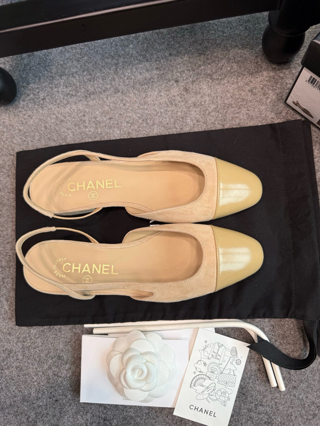 Chanel Slingback Flats Sandals