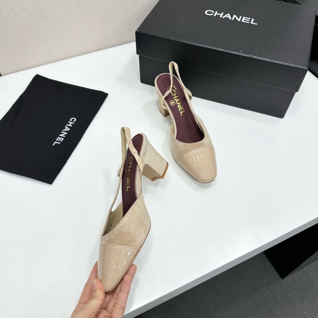 Chanel Slingback Heels