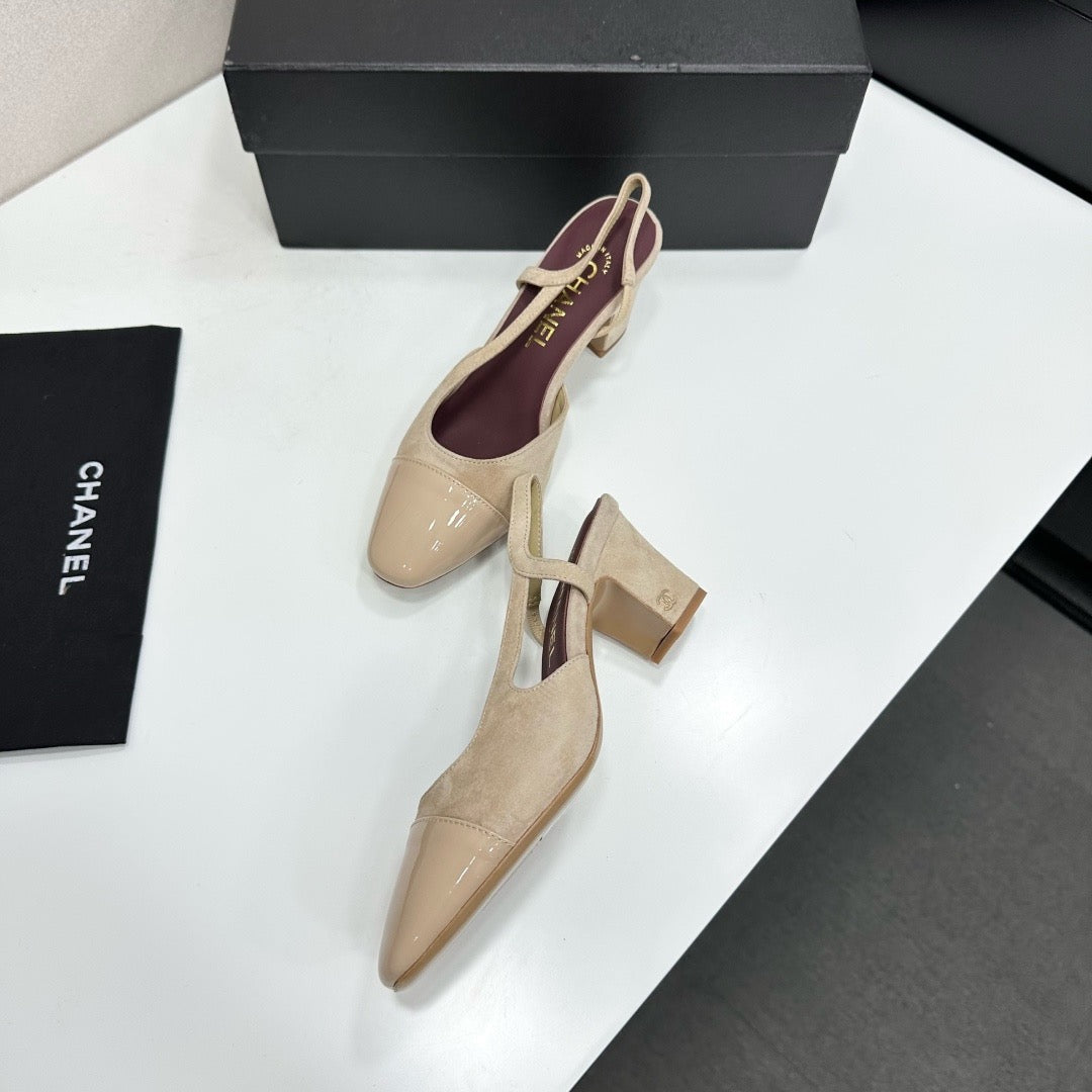 Chanel Slingback Heels
