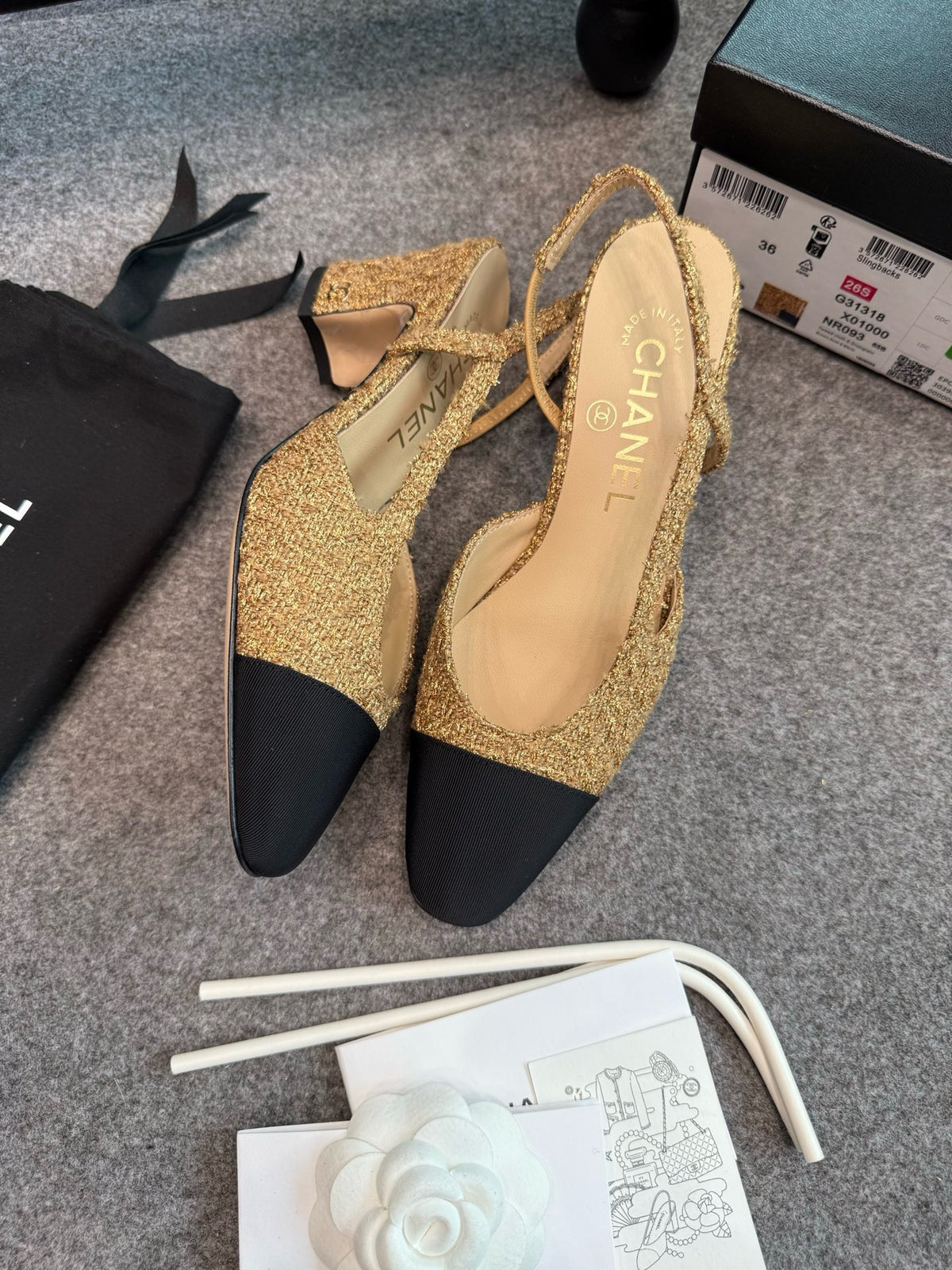 Chanel Slingback Heels