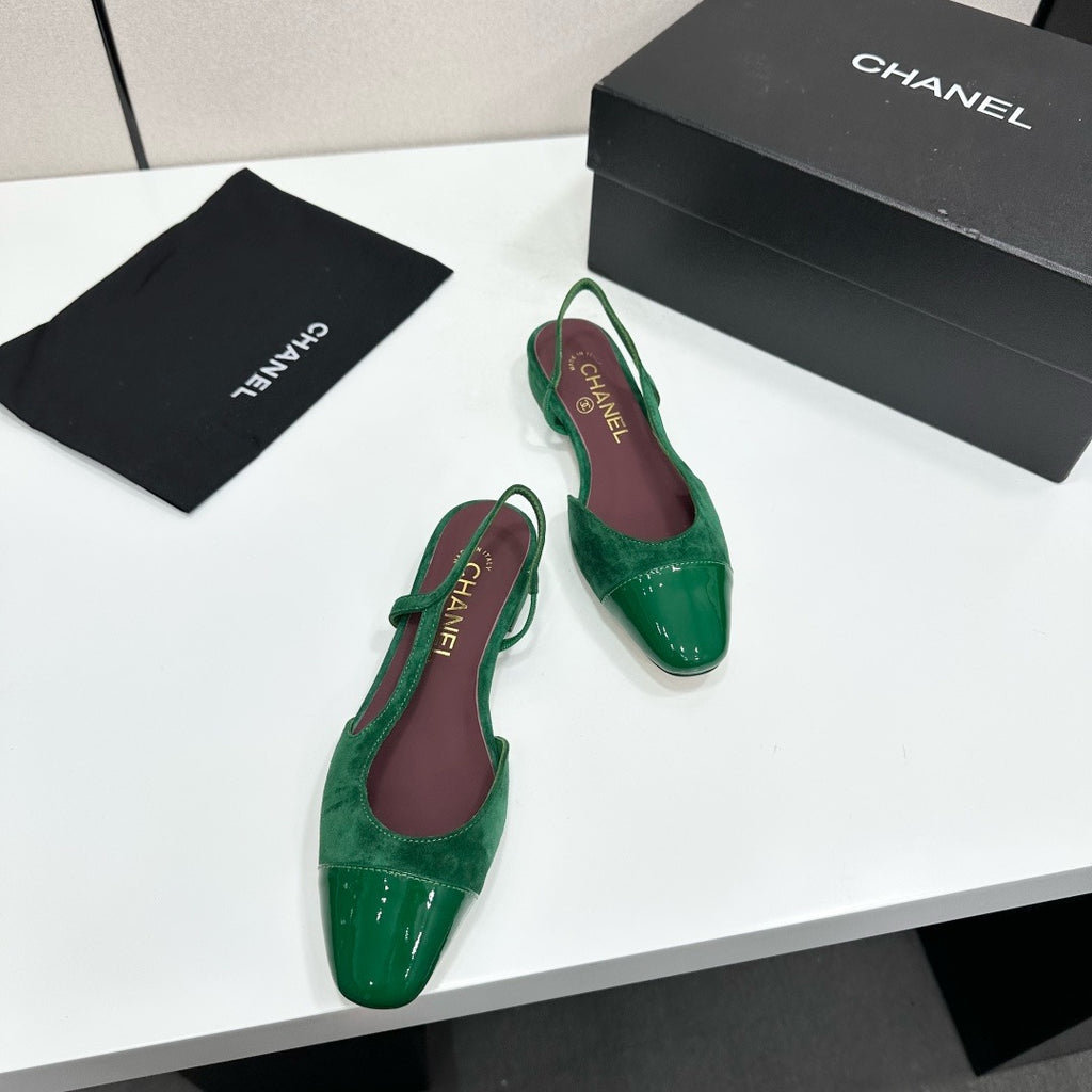 Chanel Slingback Flats